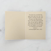 カード：ビクトリアン引用文 カード (内部)