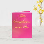 カード – フェリズクンプレーニョスアミティアローザ (黄色い花)