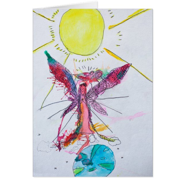 カード-ベビーの精神を作成している母神 (正面)