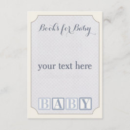 カード、ベビーカードのための本を挿入して下さい エンクロージャーカード