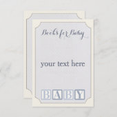 カード、ベビーカードのための本を挿入して下さい エンクロージャーカード (正面/裏面)