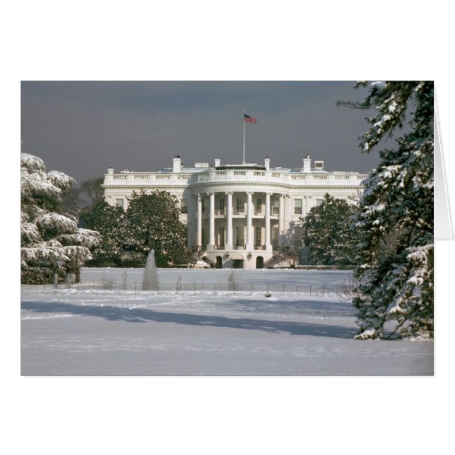 カード/ホワイトハウスの冬 (正面横)