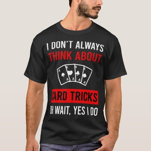カード・マジック・トリック Tシャツ (正面)