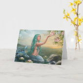 カード " マーメイド アリエル " (黄色い花)