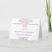 カード/リングや輪首キジ/メリークリスマス！ シーズンカード (裏面)