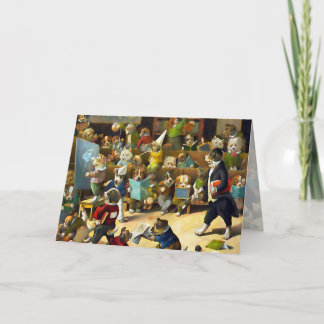 カード: ルイWain著犬の学校 カード