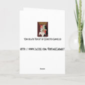 カード：ヴィンテージアート – Cioccolato – チョコレート シーズンカード (裏面)