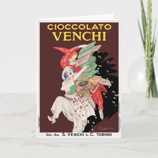 カード：ヴィンテージアート – Cioccolato – チョコレート シーズンカード (正面)