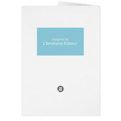 カード – ヴィンテージレース結婚ズケーキ (裏面)