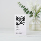 カード(住所、電話、電子メール、くもの巣) 名刺 (スタンド正面)