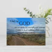 カード-勇気付けられる-試験 カード (スタンド正面)