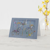 カード-回転木馬の傑作1 カード (黄色い花)