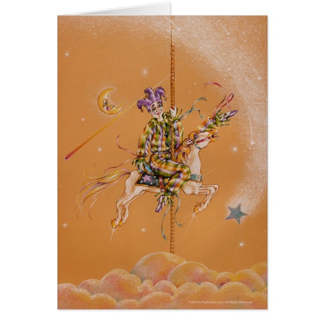 カード – 回転木馬ジェスター (正面)