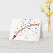 カード「大事な行事」おめでとうございます カード (黄色い花)