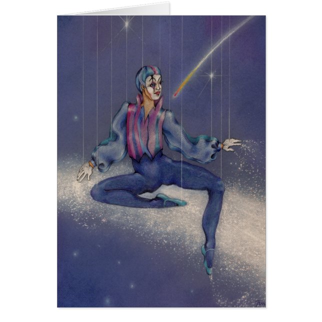 カード-宇宙パントマイム (正面)