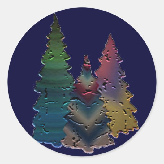 カード、封筒などのクリスマスシール ラウンドシール (正面)