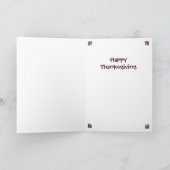 カード-幸せな感謝祭 シーズンカード (内部)