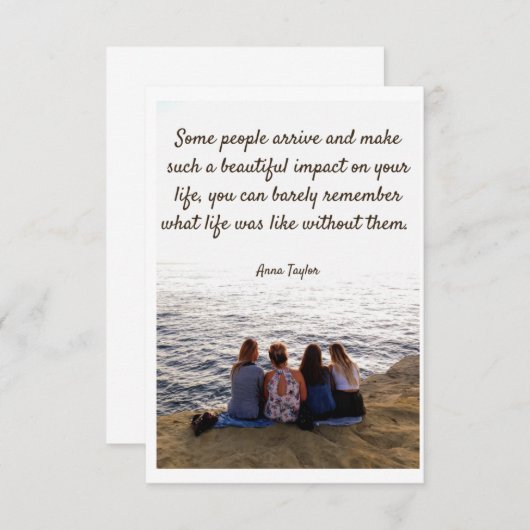 カード – 恋と友情 (正面/裏面)