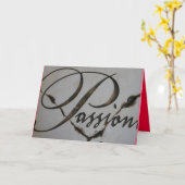 カード-愛のロマンチックで、熱情的な表現 カード (黄色い花)