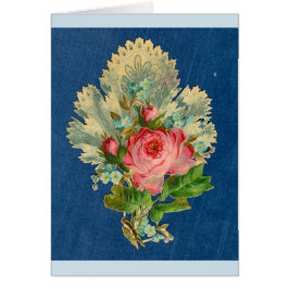 カード-愛詩の内部(人へのビクトリア時代の人、)