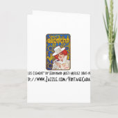 カード/招待状:ヴィンテージフランスの自転車広告 招待状 (裏面)