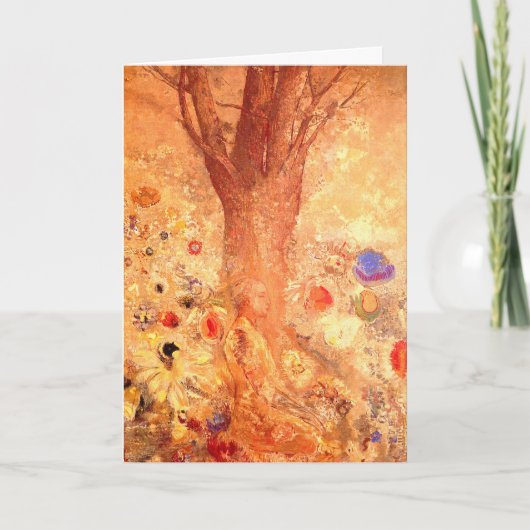 カード/招待状: Buddha in His Youth by Redon カード (正面)