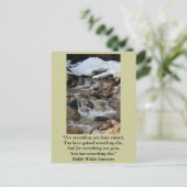 カード「持っているも恋しく思の全て」 -Emerson ポストカード (スタンド正面)