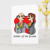 カード：新郎の父 カード (黄色い花)