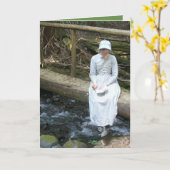 カード:書の引用文 カード (黄色い花)