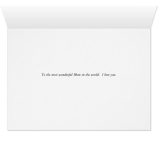 カード、母の日と蘭 (内部横(下))