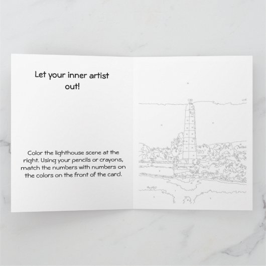 カード – 灯台絵を描(番号順) (内部)