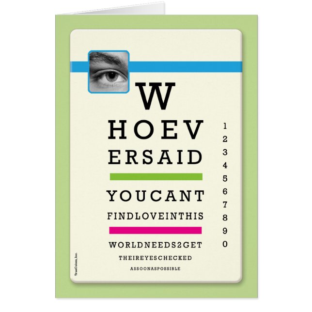 カード-点検される目 (正面)