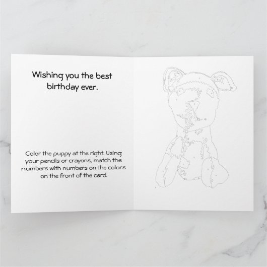 カード – 番号絵を描別のおもちゃ (内部)