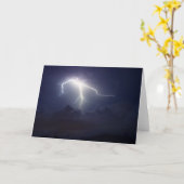 カード – 稲妻 (黄色い花)