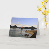 カード(空白の内部) カード (黄色い花)