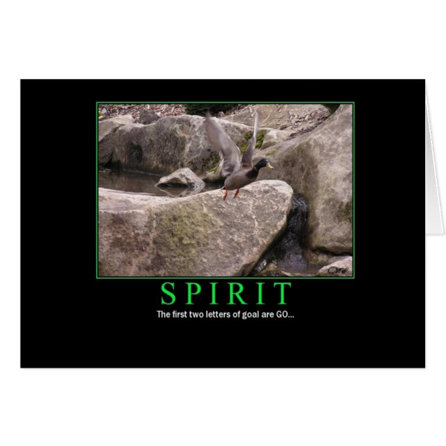 カード: 精神-はえ-ゴール: 行って下さい! (正面横)