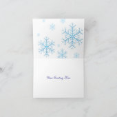 カード – 装飾的なサンタフットボール (内部)