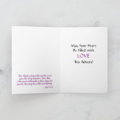 カード#4の4のアドベント(4番目の週) カード (内部)