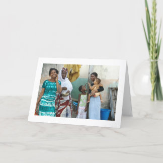 カード、"5人の女の子および女性" カード