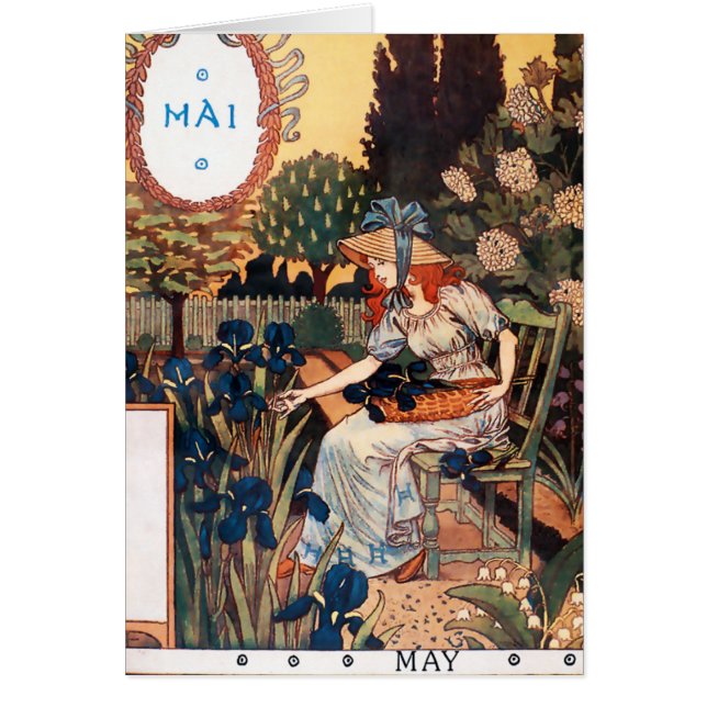 カード： 5月の月 – Mai (正面)