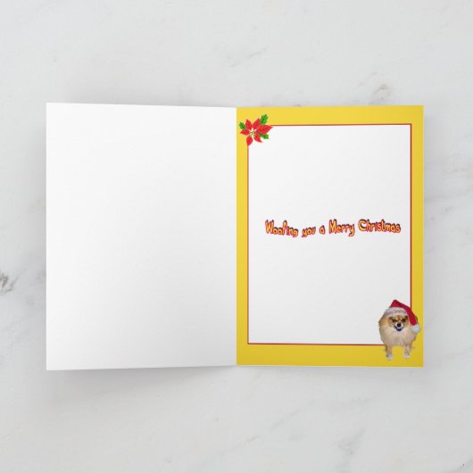 カード Bad Santa Woofing Christmas (内部)