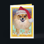 カード Bad Santa Woofing Christmas<br><div class="desc">かわいいペットのグリーティングカードbyセクイン・ドリームズ。私の熱心な友人の写真。カードの説明：おもしろいポメラニア犬サンタクリスマスカード。カードの文字：内側のカードは「メリークリスマスを嘆く」と言うモデル：ポメラニア犬名Marley。Copyright © 2012 Sequin Dreams Studio Links to Sequin Dreams other stores on Zazzle.com.</div>