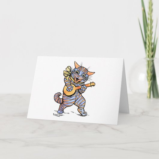 カード: Cat by Louis Wain シーズンカード (正面)