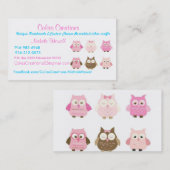 カード、Coliesの創造、ユニークなハンドメイドの&Custom… 名刺 (正面/裏面)