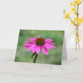 カード、Coneflower カード (黄色い花)
