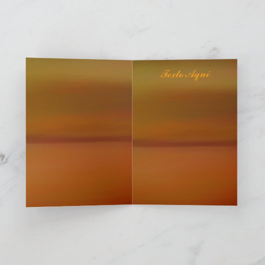 カード – Feliz Cumpleanos – パパ (内部)