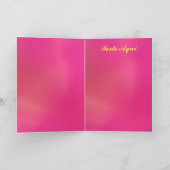 カード- Feliz Cumpleaños -ローザ カード (内部)