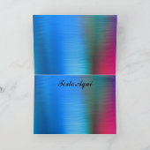 カード- Feliz Cumpleaños - Azul カード (内部)