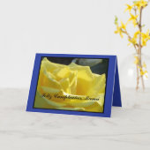 カード- Feliz Cumpleaños、Mamá カード (黄色い花)