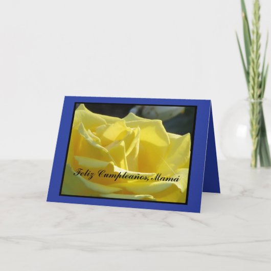 カード- Feliz Cumpleaños、Mamá カード (正面)